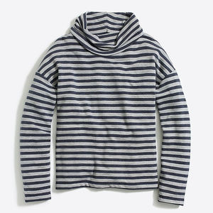 J.Crew Striped Tunnelneck Sweatshirt